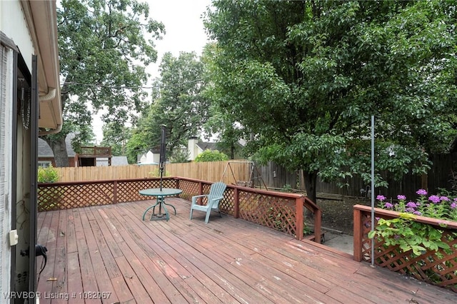 19 Hiland Dr, Fort Smith, AR 72901 - deck with a fenced backyard