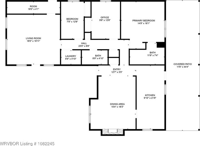 309 Neal Dr, Roland, OK 74954 - view of home floor plan