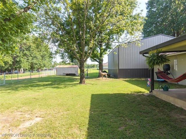 309 Neal Dr, Roland, OK 74954 - view of yard featuring an outdoor structure