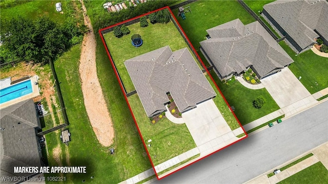 1228 Bradley St, Centerton, AR 72719 - view of property location featuring property parcel outlined
