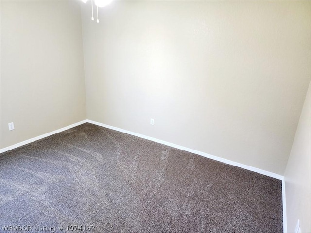 unfurnished room with carpet floors