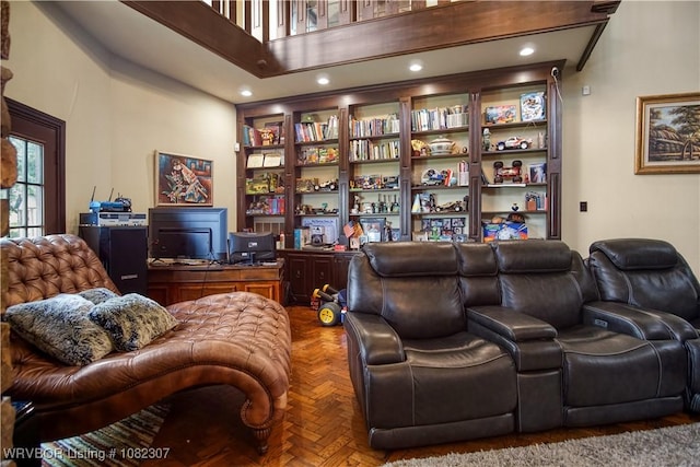 3417 Royal Scots Way, Fort Smith, AR 72908 - office area featuring a high ceiling and recessed lighting