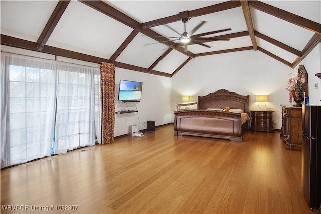 3417 Royal Scots Way, Fort Smith, AR 72908 - bedroom with wood finished floors and freestanding refrigerator
