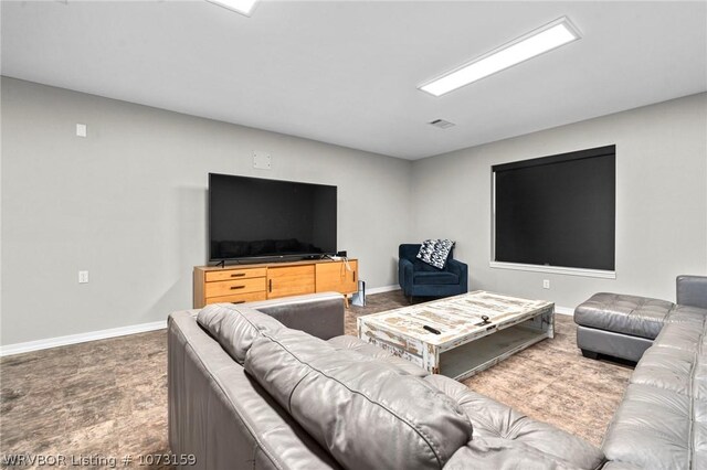 10101 Stephens Ct, Fort Smith, AR 72908 - living room featuring baseboards and carpet
