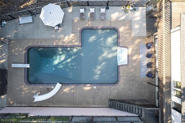 10101 Stephens Ct, Fort Smith, AR 72908 - drone / aerial view of a pool
