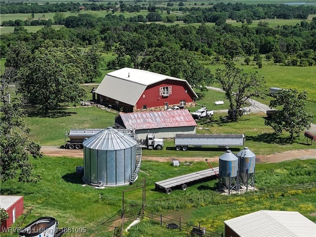 20309 E County Road 1110, Stigler, OK 74462 - aerial view of property and surrounding area