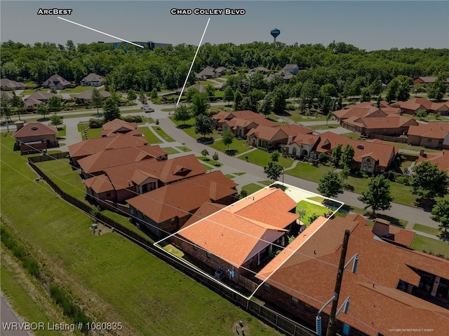 8205 Cisterna Way, Fort Smith, AR 72916 - aerial view with a residential view