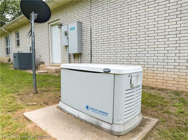 exterior details featuring central air condition unit