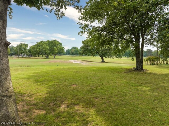 view of home's community featuring a yard