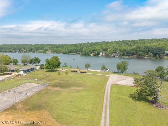 3009 Shadow Lake Dr, Greenwood, AR 72936 - aerial view with a water view