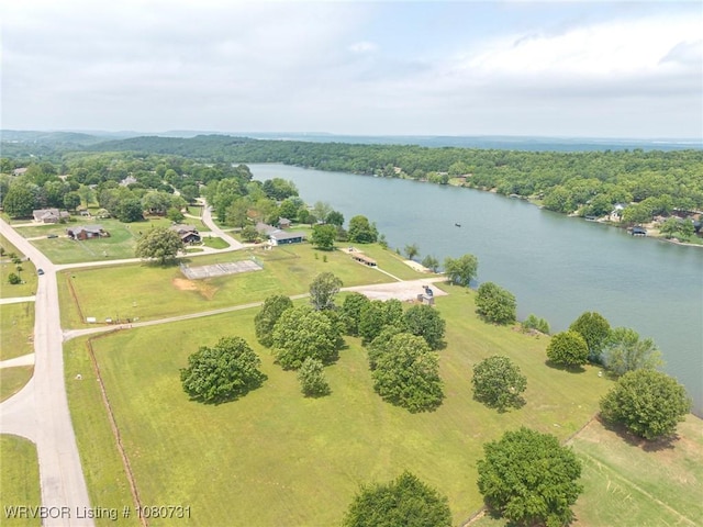 3009 Shadow Lake Dr, Greenwood, AR 72936 - birds eye view of property with a water view