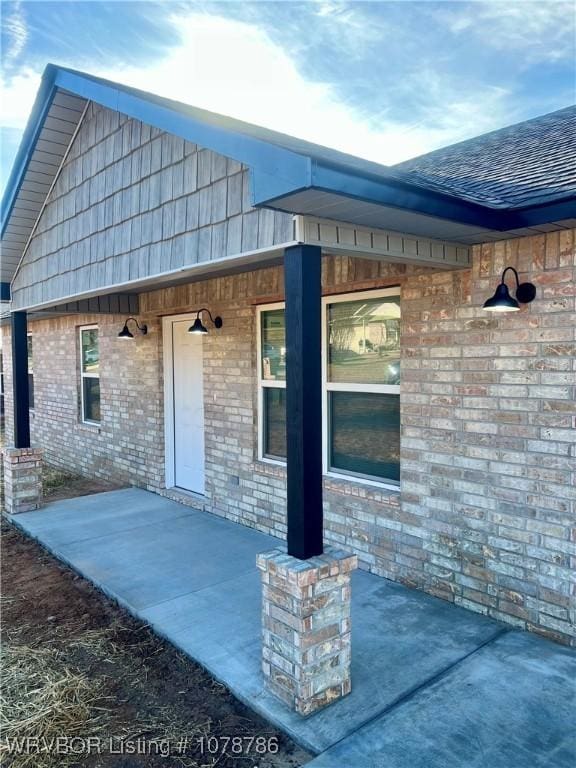 exterior space with a patio area