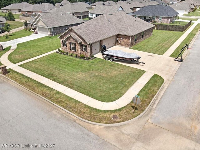 304 Rock Cir, Lavaca, AR 72941 - aerial perspective of suburban area