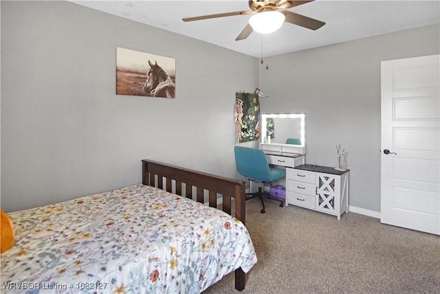 304 Rock Cir, Lavaca, AR 72941 - bedroom featuring carpet flooring and a ceiling fan