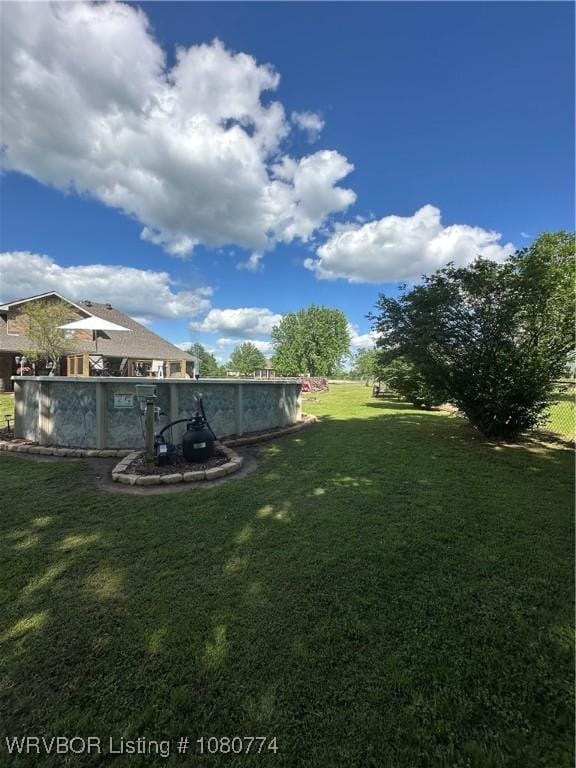 108722 4768th Rd, Roland, OK 74954 - view of yard featuring an outdoor pool