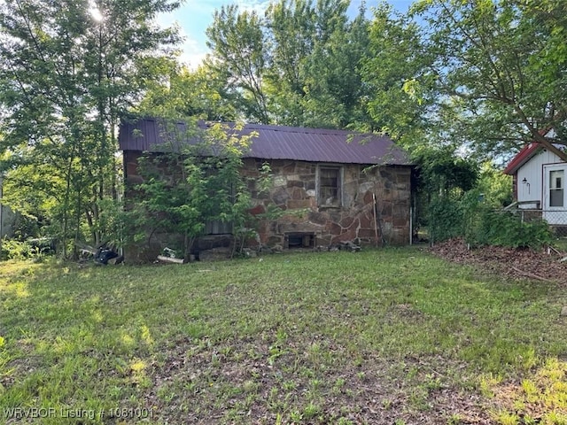464085 E 1020th Rd, Sallisaw, OK 74955 - view of grassy yard