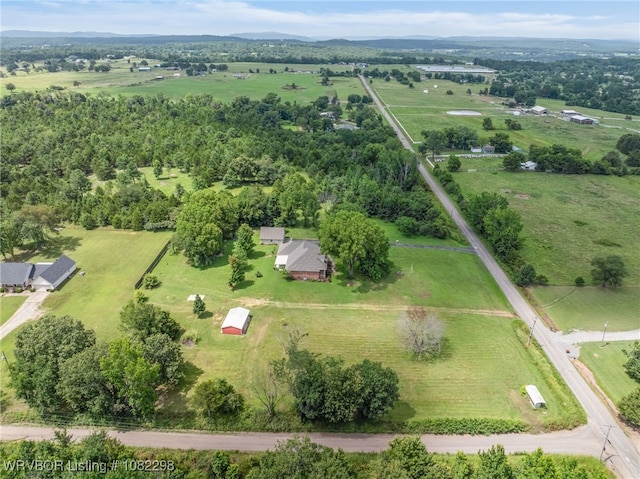6721 Dean Rd, Alma, AR 72921 - aerial view of property and surrounding area featuring rural landscape