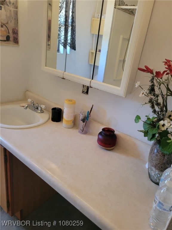 113614 S 4640th Rd, Gans, OK 74936 - bathroom featuring vanity