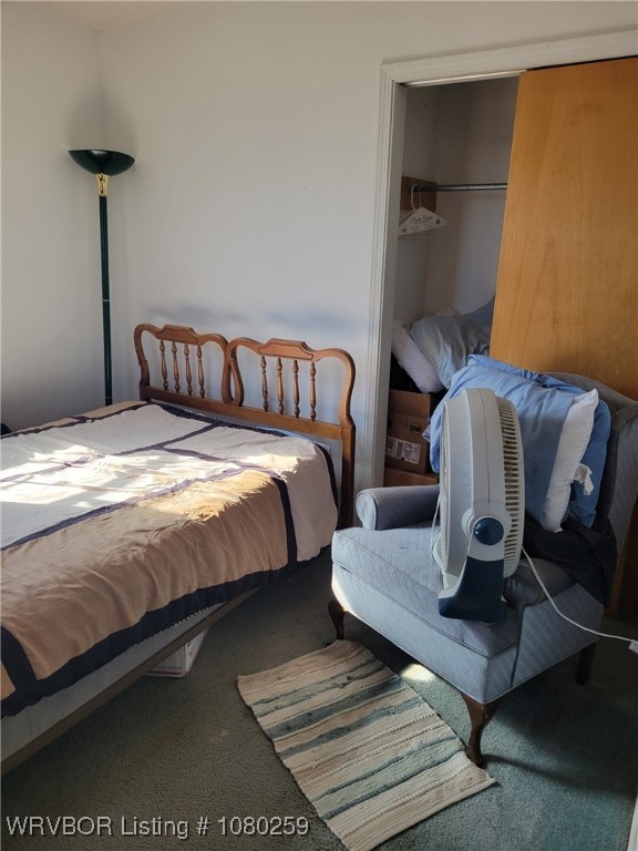 113614 S 4640th Rd, Gans, OK 74936 - view of carpeted bedroom