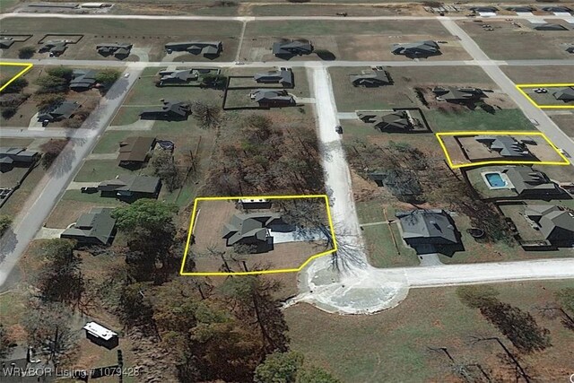 1111 Ridge Dr, Stilwell, OK 74960 - map / location featuring property boundaries highlighted