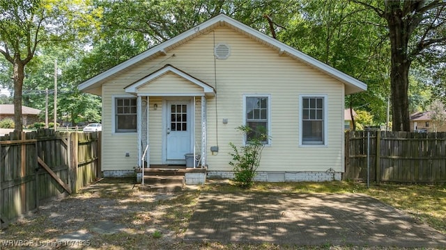 view of rear view of house