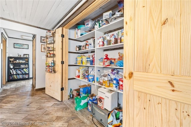 view of pantry