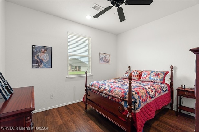 112 Countryside Way, Pocola, OK 74902 - bedroom featuring wood finished floors and ceiling fan