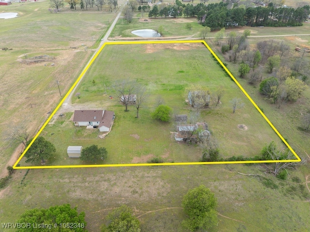 627 Parks Dr, Charleston, AR 72933 - view of rural area with property boundaries highlighted
