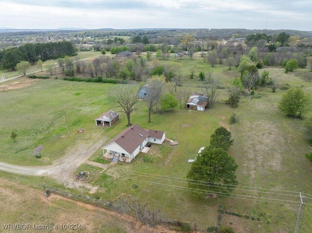 627 Parks Dr, Charleston, AR 72933 - aerial view of sparsely populated area