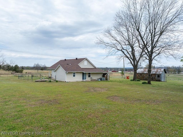 627 Parks Dr, Charleston, AR 72933 - view of yard featuring an outdoor structure