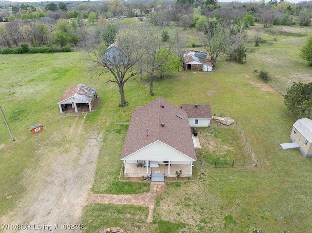 627 Parks Dr, Charleston, AR 72933 - view from above of property