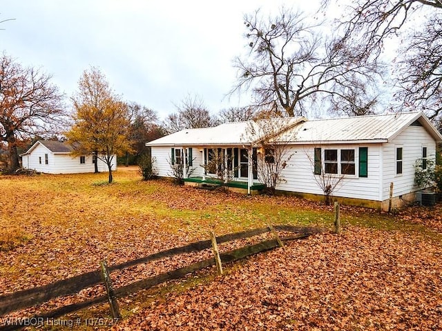 view of rear view of house