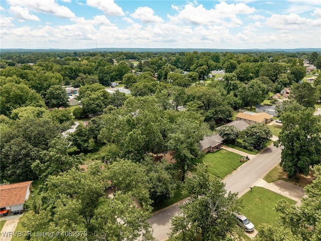 1008 Pattie Ln, Barling, AR 72923 - bird's eye view of a heavily wooded area