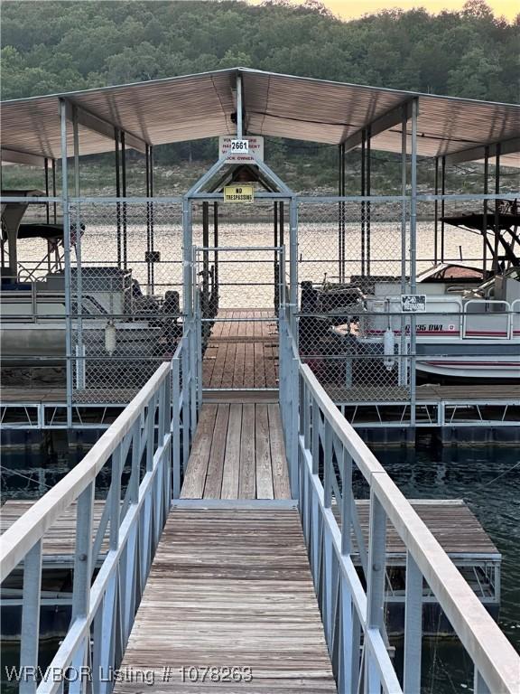 21 Bermuda Ct, Mountain Home, AR 72653 - dock area featuring a water view