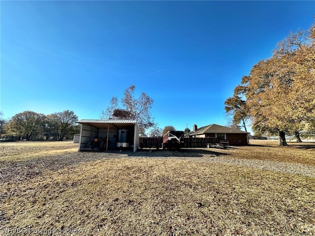 view of back of property