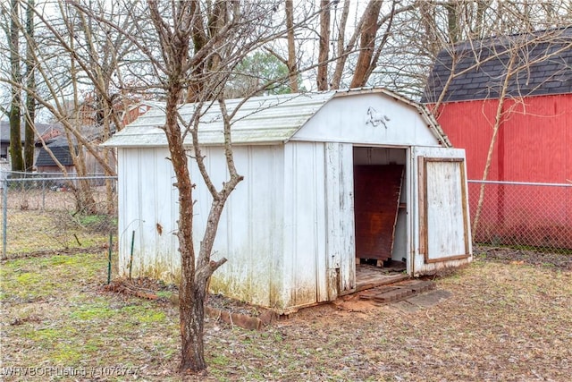 view of outdoor structure