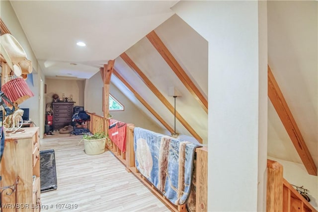 additional living space with lofted ceiling