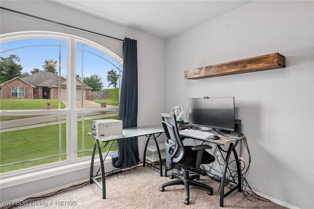 2207 Lisa Ln, Van Buren, AR 72956 - view of carpeted office
