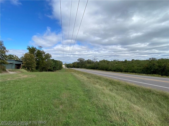 view of road