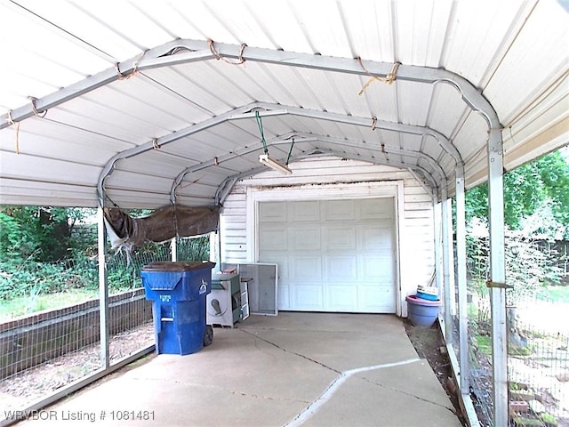 619 N 40th St, Fort Smith, AR 72903 - view of parking with a garage