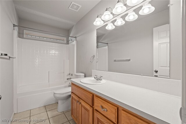7004 Millennium Dr, Fort Smith, AR 72916 - bathroom featuring vanity, bathing tub / shower combination, and tile patterned floors