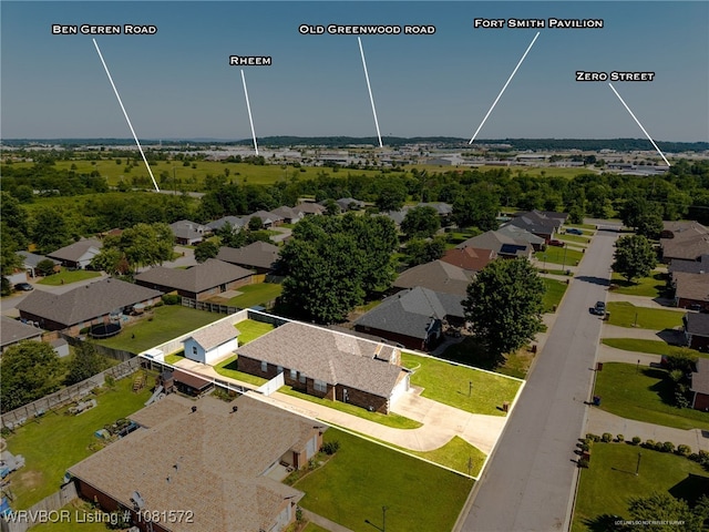 7004 Millennium Dr, Fort Smith, AR 72916 - aerial view of residential area