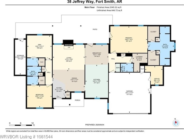 38 Jeffrey Way, Fort Smith, AR 72903 - room layout