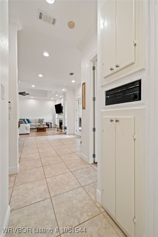 38 Jeffrey Way, Fort Smith, AR 72903 - corridor featuring light tile patterned floors and recessed lighting