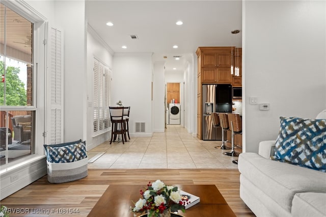 38 Jeffrey Way, Fort Smith, AR 72903 - living area with recessed lighting and light tile patterned flooring