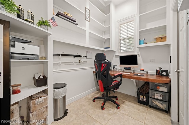 38 Jeffrey Way, Fort Smith, AR 72903 - tiled office space featuring built in study area and baseboards