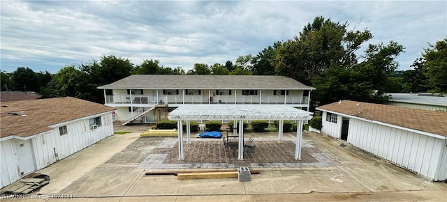 view of back of property