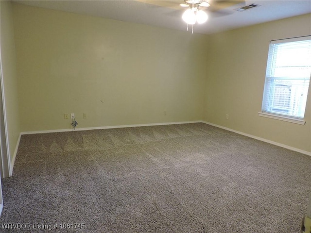 2211 Breckenridge Ter, Greenwood, AR 72936 - empty room with carpet flooring and ceiling fan