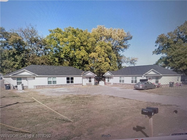 view of ranch-style home