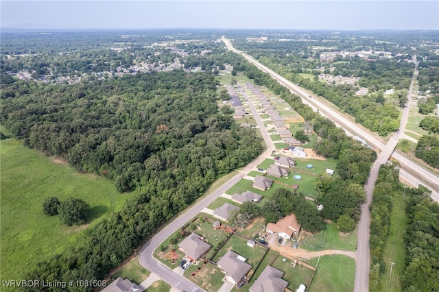 106 Stone Dr, Roland, OK 74954 - aerial view of property's location featuring a forest